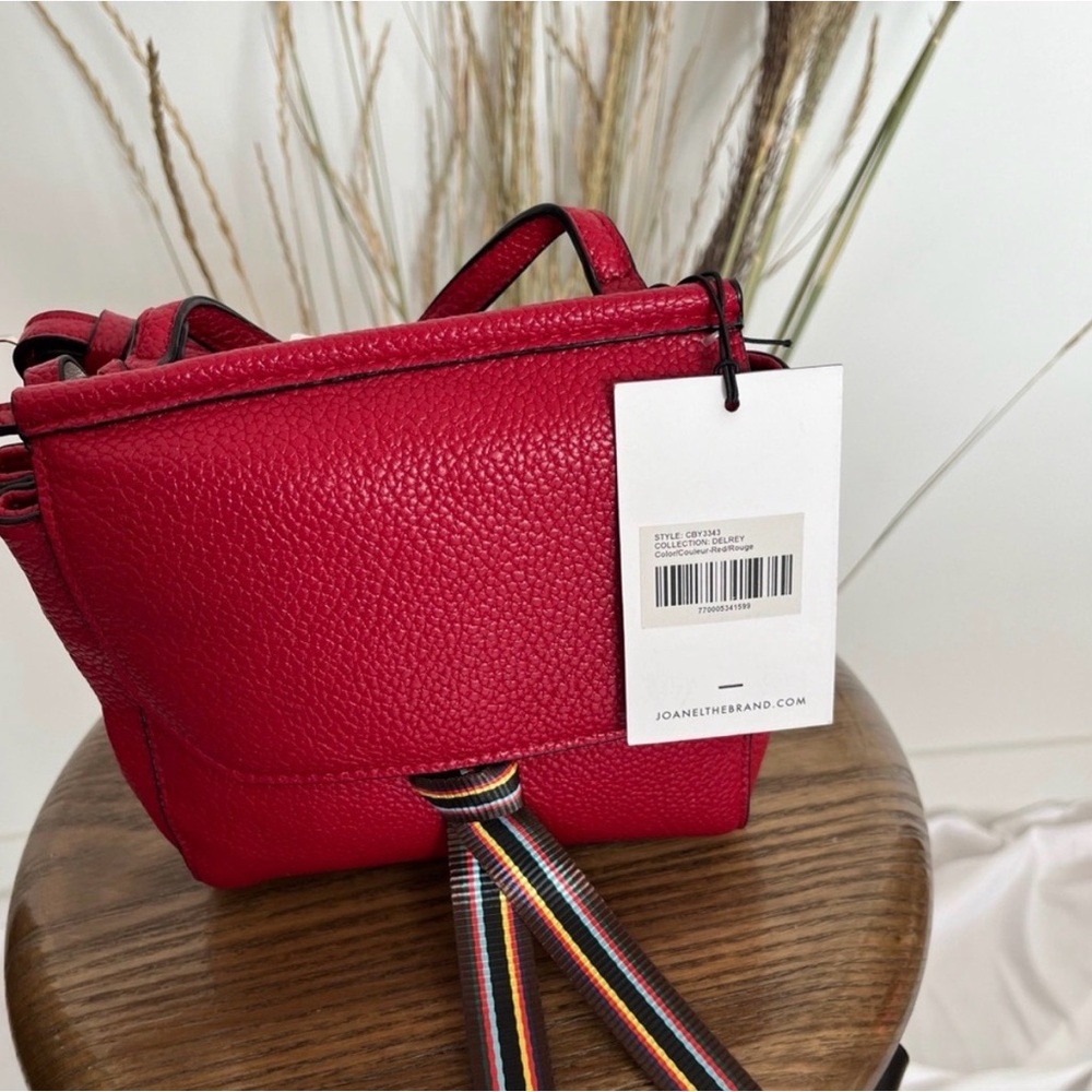 Joanel Michelle Red Pebbled
Crossbody Bag NWT
